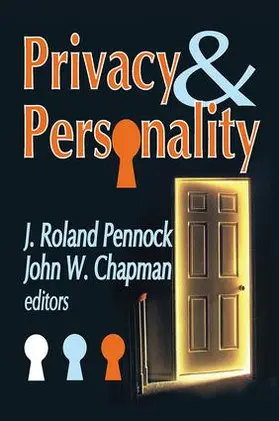 Chapman / Ciochon | Privacy and Personality | Buch | 978-1-138-53076-8 | www.sack.de