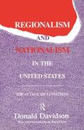 Davidson |  Regionalism and Nationalism in the United States | Buch |  Sack Fachmedien
