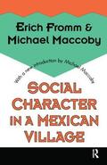 Maccoby |  Social Character in a Mexican Village | Buch |  Sack Fachmedien
