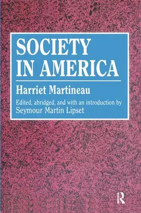 Martineau |  Society in America | Buch |  Sack Fachmedien
