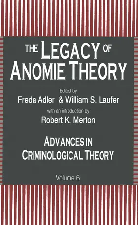 Adler / Laufer |  The Legacy of Anomie Theory | Buch |  Sack Fachmedien