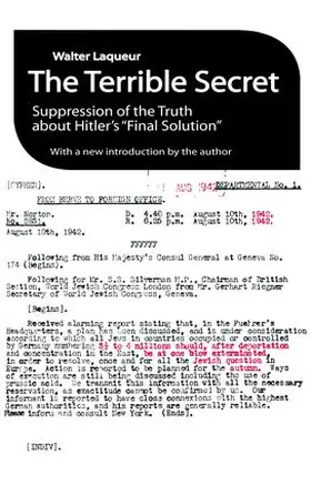 Laqueur | The Terrible Secret | Buch | 978-1-138-53903-7 | www.sack.de