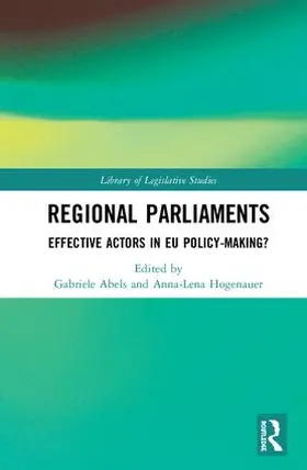 Abels / Hogenauer |  Regional Parliaments | Buch |  Sack Fachmedien