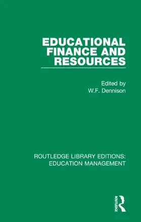 Dennison |  Educational Finance and Resources | Buch |  Sack Fachmedien