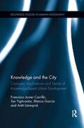 Carrillo / Yigitcanlar / García |  Knowledge and the City | Buch |  Sack Fachmedien