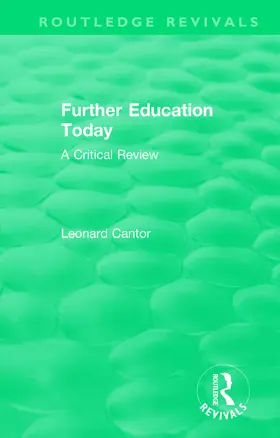 Cantor |  Routledge Revivals | Buch |  Sack Fachmedien