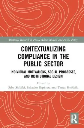 Siddiki / Espinosa / Heikkila |  Contextualizing Compliance in the Public Sector | Buch |  Sack Fachmedien