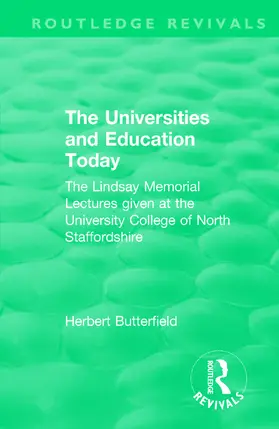 Butterfield |  Routledge Revivals | Buch |  Sack Fachmedien