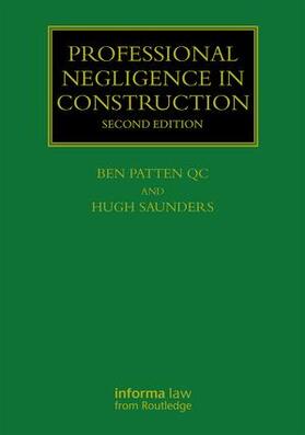 Patten / Saunders |  Professional Negligence in Construction | Buch |  Sack Fachmedien