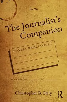Daly |  The Journalist's Companion | Buch |  Sack Fachmedien
