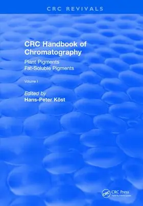 Kost |  CRC Handbook of Chromatography | Buch |  Sack Fachmedien