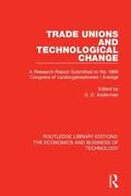 Anderman |  Trade Unions and Technological Change | Buch |  Sack Fachmedien