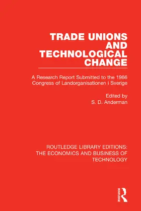 Anderman | Trade Unions and Technological Change | Buch | 978-1-138-56139-7 | www.sack.de
