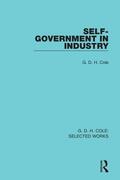 Cole |  Self-Government in Industry | Buch |  Sack Fachmedien