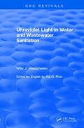 Masschelein / Rice |  Ultraviolet Light in Water and Wastewater Sanitation (2002) | Buch |  Sack Fachmedien