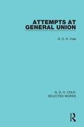 Cole |  Attempts at General Union | Buch |  Sack Fachmedien