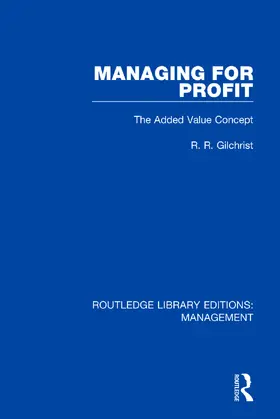 Gilchrist |  Managing for Profit | Buch |  Sack Fachmedien