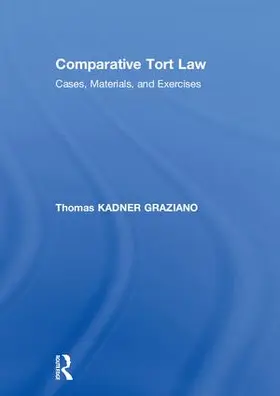 Kadner-Graziano |  Comparative Tort Law | Buch |  Sack Fachmedien