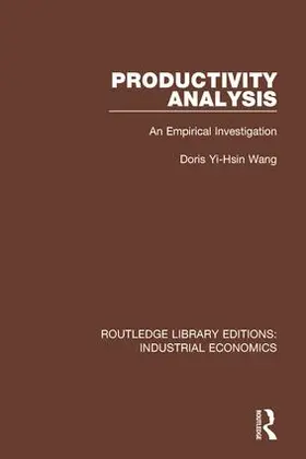 Wang |  Productivity Analysis | Buch |  Sack Fachmedien