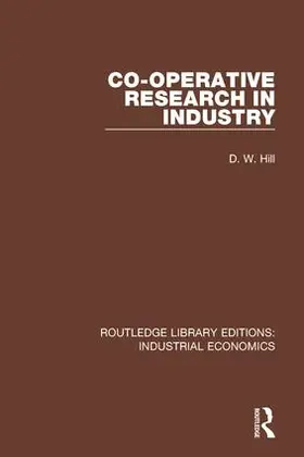 Hill |  Co-operative Research in Industry | Buch |  Sack Fachmedien
