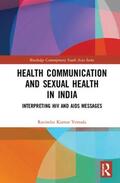 Vemula |  Health Communication and Sexual Health in India | Buch |  Sack Fachmedien
