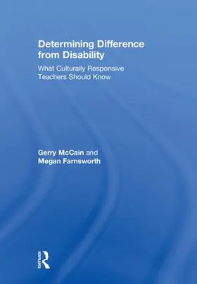 McCain / Farnsworth |  Determining Difference from Disability | Buch |  Sack Fachmedien