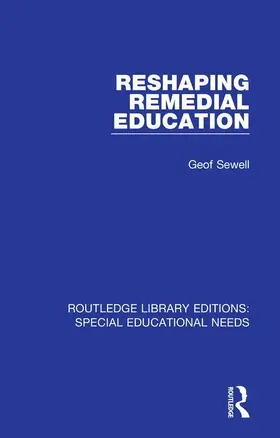 Sewell |  Reshaping Remedial Education | Buch |  Sack Fachmedien