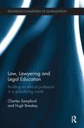 Sampford / Breakey |  Law, Lawyering and Legal Education | Buch |  Sack Fachmedien
