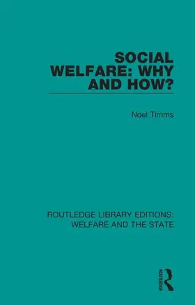 Timms |  Social Welfare | Buch |  Sack Fachmedien