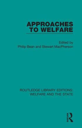 Bean / MacPherson | Approaches to Welfare | Buch | 978-1-138-60742-2 | sack.de