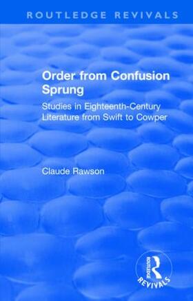 Rawson | Order from Confusion Sprung | Buch | 978-1-138-61313-3 | sack.de