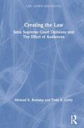 Romano / Curry |  Creating the Law | Buch |  Sack Fachmedien