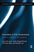 Lewis / Ricard / Klijn |  Innovation in City Governments | Buch |  Sack Fachmedien