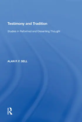 Sell |  Testimony and Tradition | Buch |  Sack Fachmedien