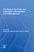Bloch |  The Role of the State and Individual in Sustainable Land Management | Buch |  Sack Fachmedien