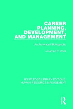 West | Career Planning, Development, and Management | Buch | sack.de