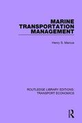 Marcus |  Marine Transportation Management | Buch |  Sack Fachmedien