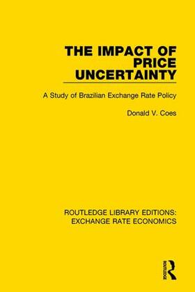 Coes | The Impact of Price Uncertainty | Buch | sack.de