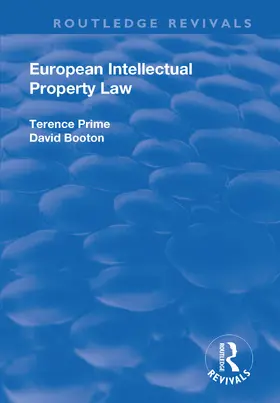 Prime |  European Intellectual Property Law | Buch |  Sack Fachmedien