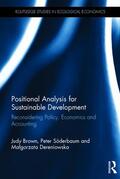 Brown / Soderbaum / Dereniowska |  Positional Analysis for Sustainable Development | Buch |  Sack Fachmedien