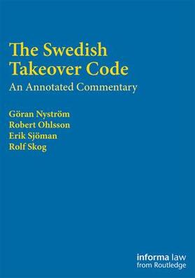 Skog / Sjoeman / Sjöman | The Swedish Takeover Code | Buch | 978-1-138-63841-9 | sack.de