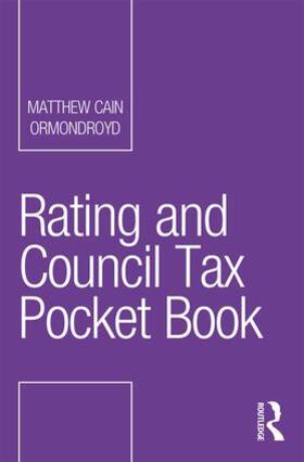 Ormondroyd | Rating and Council Tax Pocket Book | Buch | 978-1-138-64380-2 | sack.de