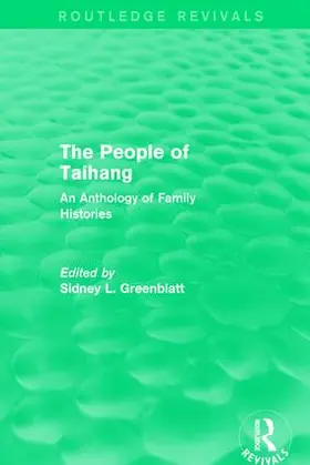 Greenblatt | The People of Taihang | Buch | 978-1-138-64440-3 | www.sack.de