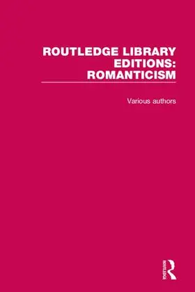 Various | Routledge Library Editions: Romanticism | Buch | 978-1-138-64537-0 | www.sack.de