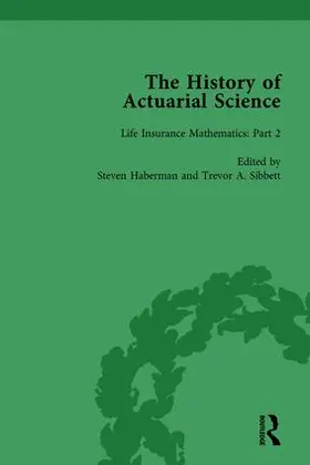 Haberman / Sibbett |  The History of Actuarial Science Vol IV | Buch |  Sack Fachmedien