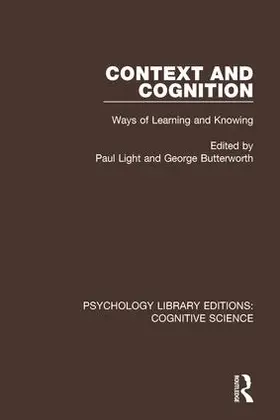Light / Butterworth |  Context and Cognition | Buch |  Sack Fachmedien