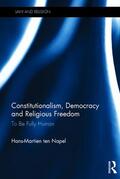 ten Napel |  Constitutionalism, Democracy and Religious Freedom | Buch |  Sack Fachmedien