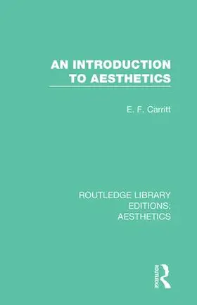 Carritt | An Introduction to Aesthetics | Buch | 978-1-138-65010-7 | www.sack.de