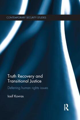 Kovras |  Truth Recovery and Transitional Justice | Buch |  Sack Fachmedien