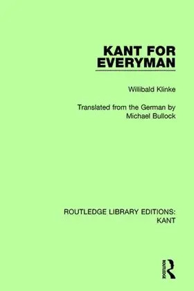 Klinke | Kant for Everyman | Buch | 978-1-138-65040-4 | www.sack.de